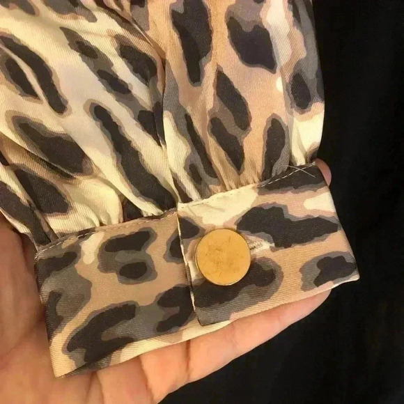 🔥🖤VENUS Women’s Leopard Dress size M Belted Pencil-Skirt Dress🐆🖤 - Picture 9 of 15